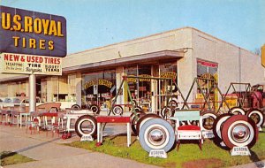 US Royal Tires, ABCO Tire Store Memphis, TN, USA Advertising Unused 