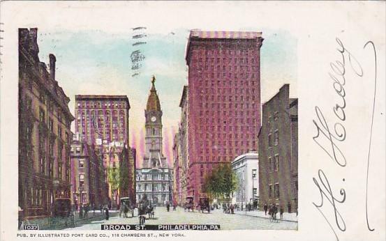 Pennsylvania Philadelphia Broad Street 1904