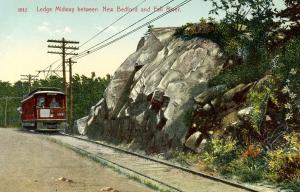 MA - New Bedford. Ledge along Trolley Tracks to Fall River