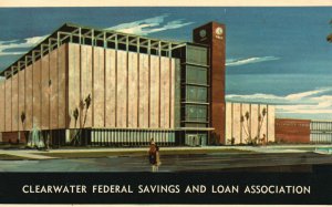 Vintage Postcard Clearwater Federal Savings & Loan Association Clearwater FL