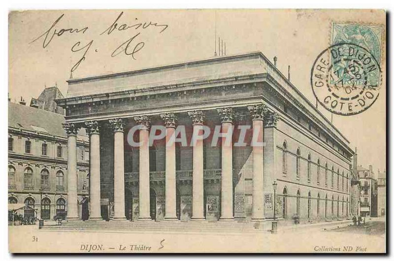 CARTE Postale Old Dijon Theater