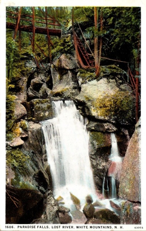 New Hampshire White Mountains Lost River Paradise Falls 1927