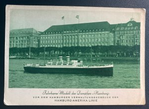 Mint Germany Picture Postcard PPC Hamburg American Line Steamer