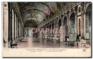 Old Postcard Palace of Versailles Hall of Mirrors