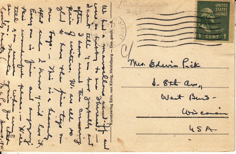 HEIDELBERG - CASTLE OVER THE RHINE