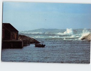 Postcard Sheltered Cove along Nova Scotia's Rugged Coastline Canada