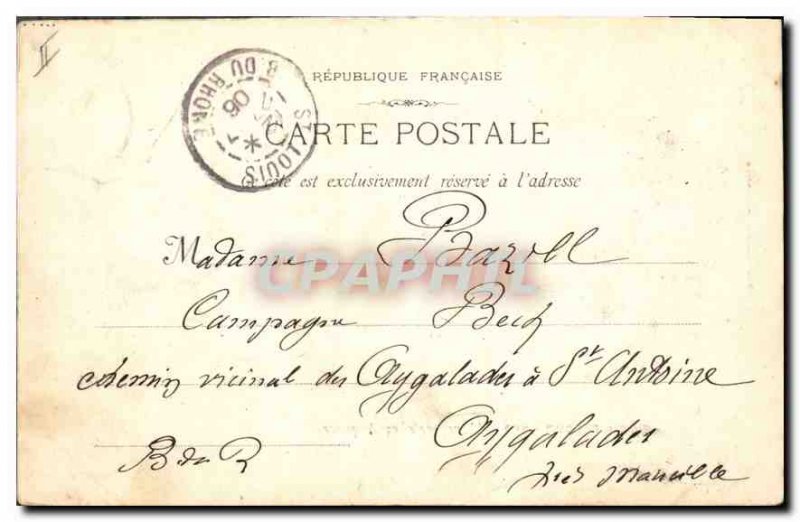 Postcard Old Roquefavour The Arrival at Arquier