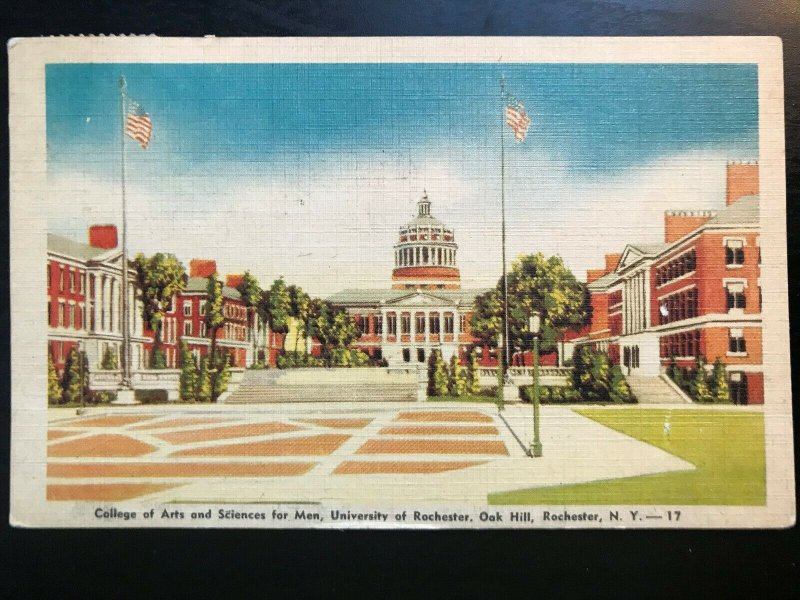 Vintage Postcard 1953 College of Arts & Sciences University of Rochester N.Y.