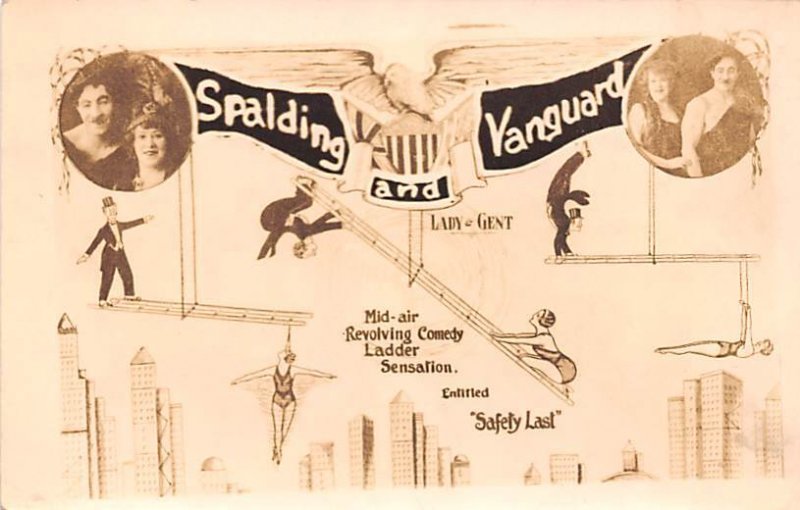 Spalding and Vanguard Mid-air Revolving Comedy Safety Last Circus Unused 