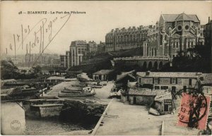 CPA BIARRITZ Le Port des Pécheurs (805849)