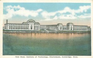 Cambridge Massachusetts New MIT Charlesbank White Border Postcard Unused