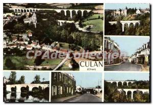 Postcard Modern CULAN viaduct castle church