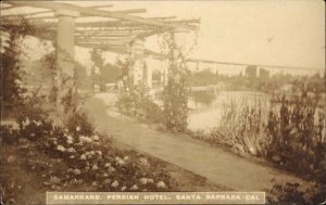 Santa Barbara CA Samarkand Persian Hotel c1910 Real Photo Postcard