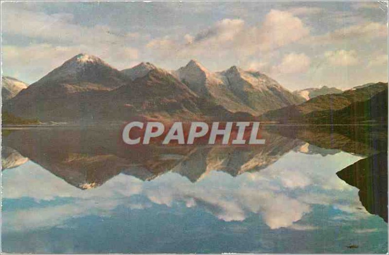 Postcard Modern Kintail Loch Duich and the Five Sisters