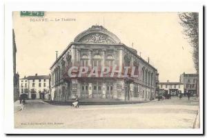 Roanne Old Postcard The Theater