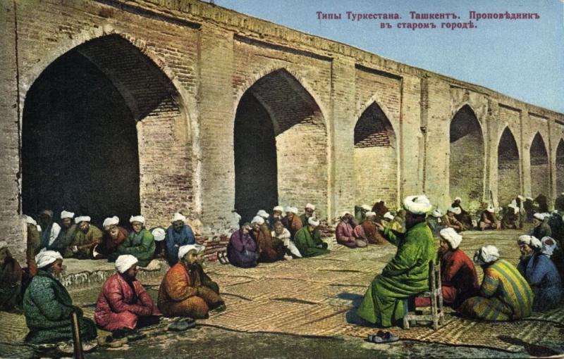 uzbekistan russia, TASHKENT, Turkestan, Muslim Preacher in Old City, Islam 1910s