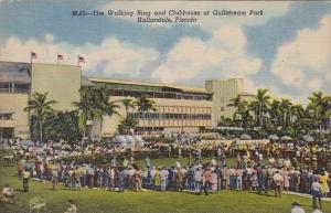 Florida Hallandale The Walking Ring And Clubhouse At Gulfstream Park