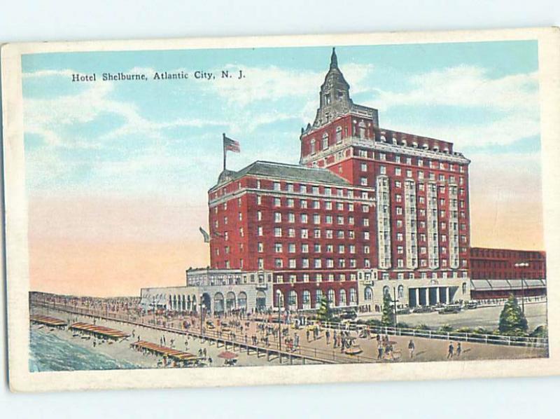 Unused W-Border SHELBOURNE HOTEL Atlantic City New Jersey NJ B1608