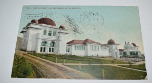 1146 Fish Hatchery and Herbarium Butte Montana Postcard Edward H. Mitchell