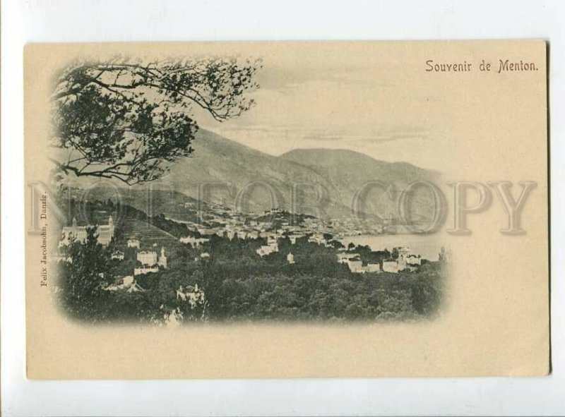 3133106 FRANCE Souvenir de MENTON Vintage postcard