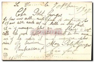 Old Postcard Fancy Toil?e