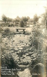 California Santa Rosa Pool 1930s Patterson #11562 RPPC Photo Postcard 22-6833