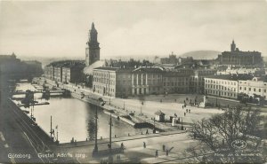 RPPC Postcard: Goteborg/ Gothenburg Sweden, Gustaf Adolfs torg. Unposted