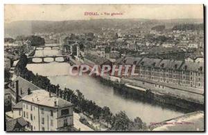 Old Postcard Epinal Vue Generale