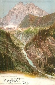 Mountaineering Austrian Alps Tirol Pflerscher Waterfall Tribulaun summit 1906