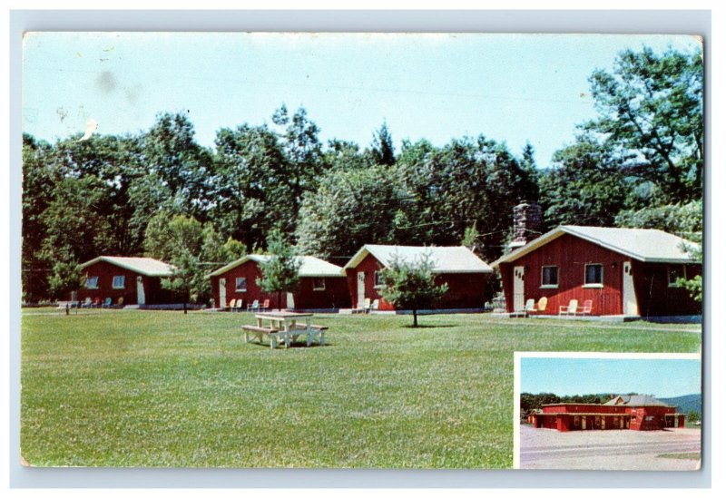 Vintage Camo Mede Motor Court, Middlesex, Vermont. Postcard F125E