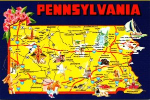 Pennsylvania Map Of The Keystone State