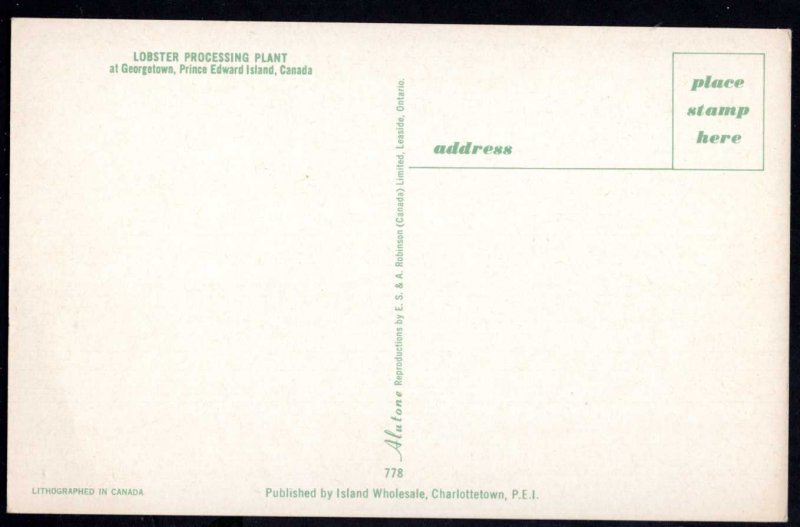 PEI GEORGETOWN Lobster Processing Plant - Chrome