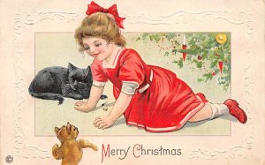 Teddy Bear and Cat Cat 