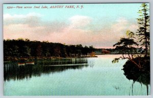 View Across Deal Lake, Asbury Park, New Jersey, Antique Souvenir Post Card Co.