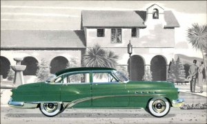 Car Auto Promo - 1950s Buick Roadmaster Riviera Sedan Postcard ART DECO