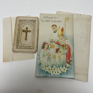 Lot of 11 Catholic/Christian Religious Ephemera - Brochures, Prayer Cards, Book