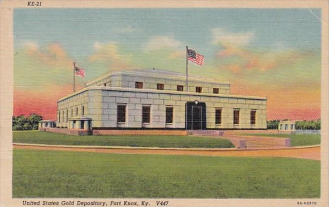 Kentucky Fort Knox U S Gold Depository Curteich