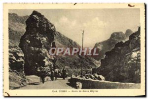 Old Postcard Corsica Scala Santa Regina Corsica Corsica