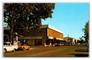 Street View Classic Cars Davis California CA Chrome Postcard U13