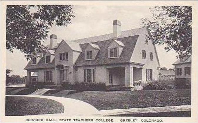 Colorado Greeley Bedford Hall State Teachers College Albertype