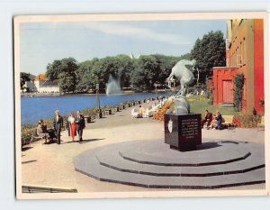 Postcard The Gift Monument by the Bredevatn Lake Norway