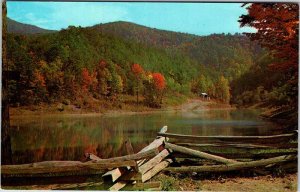 Postcard MOUNTAIN SCENE Jefferson New Hampshire NH AK1349