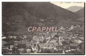 Old Postcard Thones general view