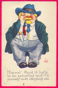 Artist Signed BERNHARDT WALL - S. Bergman 1913