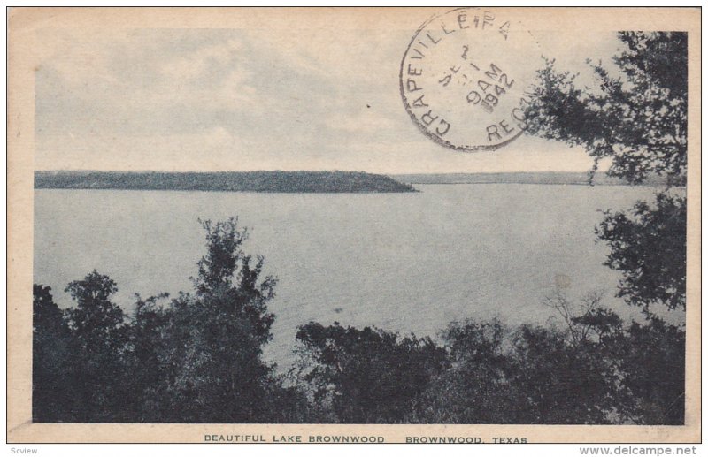 Beautiful Lake Brownwood, BROWNWOOD, Texas, PU-1942