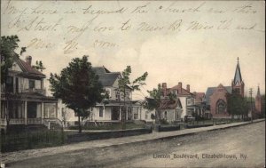 Elizabethtown Kentucky KY Lincoln Blvd Homes c1910 Postcard