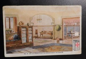 Mint USA Advertising Postcard Albastine Company Sanitary Examined Wall Coating