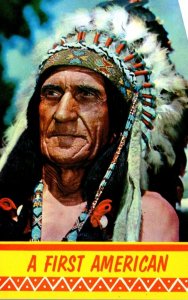American Indian Chief A First American