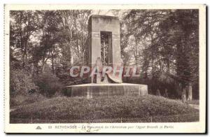 Rethondes Old Postcard Monument of & # 39armistice by Edgar Brandt Paris