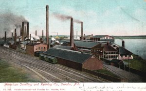 Vintage Postcard 1906 American Smelting And Refining Company Omaha Nebraska NB